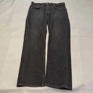 Levi's 559 Relax Straight Leg Jean Men 34x32 Black Denim Pant Skate Emo-7419